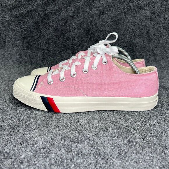 Pro Keds Royal Sneakers Women's Size 10 Pink Canvas Low Lace Up Classic Shoes - Picture 4 of 11